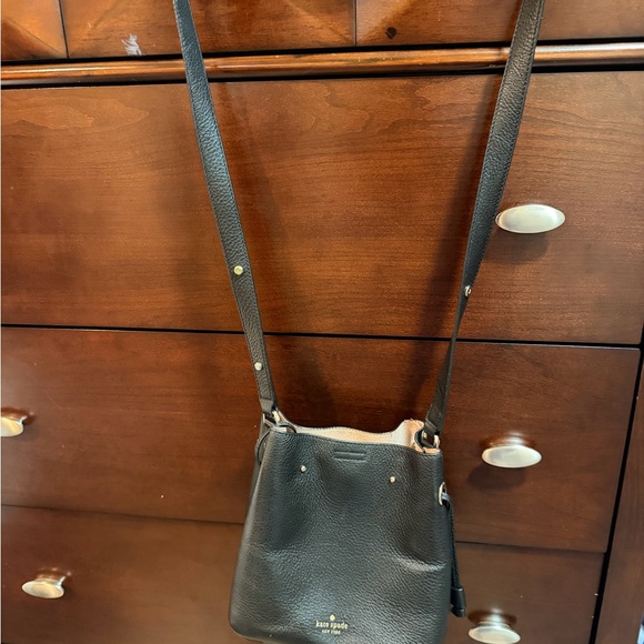 Kate Spade Black Pebbled Leather Crossbody Bag - Picture 2 of 4